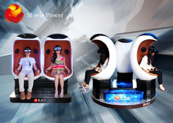 2-Sitze- 360 Kino-Ausrüstung des Grad-9D VR für Mall-Mitte-Vorgesetzt-Materialien 1