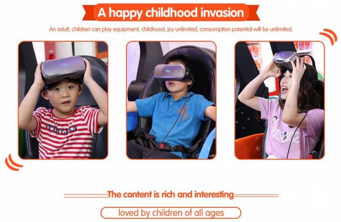 Spiel-Maschine der Kiddie-virtuellen Realität münzenbetrieben/Simulator des Kino-9D 3