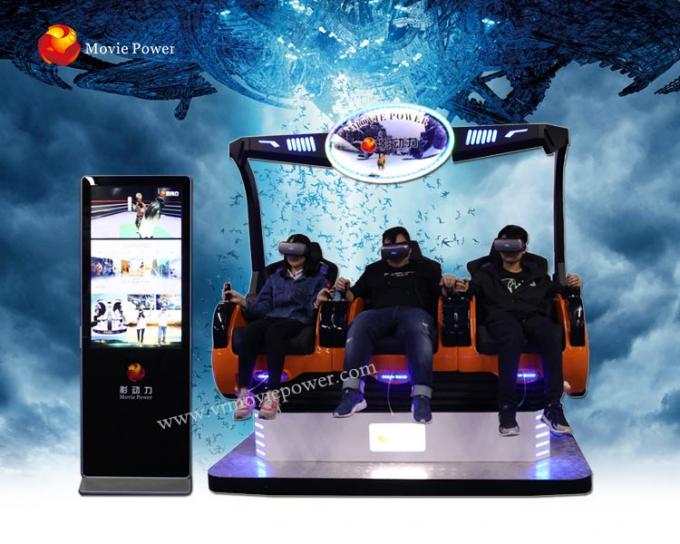 Kino-Simulator 3 Sitz-Vertual-Wirklichkeit Experinece Vr mit elektrischem Kontrollsystem 0