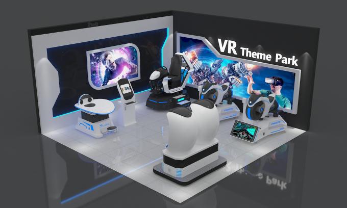 Fahrsimulator des Karten-System-VR mit wirklichem Motorrad des Handgriff-/virtuelle Realität 4