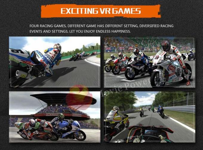 Motorrad-Simulator CERvirtuelle realität des Rennen9d Spiel-VR, die Simulator läuft 1